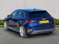 Used Audi A3 S-Line 108 HP (79 kW) 2022 Blue Sedan