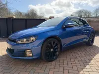 Begagnad VW Scirocco GT 2015 Blå Sportkupé