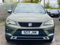 Begagnad Seat Ateca 4Drive 150 HK (110 kW) 2017 Grön SUV