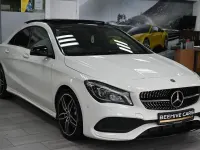Used Mercedes CLA220 AMG line 177 HP (130 kW) 2017 White Sedan