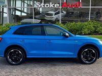 Used Audi Q5 Black Edition 190 HP (139 kW) 2019 Blue SUV