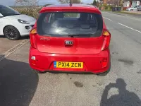 Used Kia Picanto Air 68 HP (50 kW) 2014 Red Hatchback