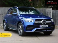Used Mercedes GLE400 AMG line 325 HP (239 kW) 2019 Blue SUV