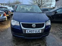 Used VW Touran SE 138 HP (101 kW) 2007 Blue MPV