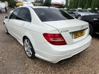 Used Mercedes C220 2012 White Sedan