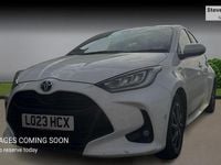 Used Toyota Yaris Hybrid Design 2023 White Hatchback