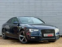 Used Audi A5 Black Edition 177 HP (130 kW) 2014 Blue Coupe