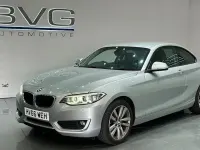 Used BMW 218 Performance 150 HP (110 kW) 2016 Silver Coupe