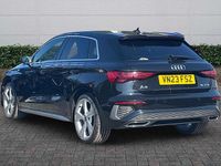 Used Audi A3 S-Line 150 HP (110 kW) 2023 Black Sedan
