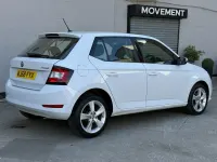 Used Skoda Fabia SE L 75 HP (55 kW) 2018 White Hatchback