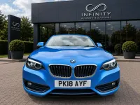 Used BMW 218 Sport Line 2018 Blue Coupe
