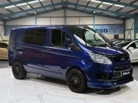 Used Ford Transit Custom Limited 130 HP (95 kW) 2017 Blue Van
