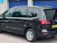 Used VW Sharan SE 177 HP (130 kW) 2017 Black MPV