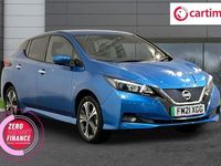 Used Nissan Leaf N-Connecta 160 kW (218 HP) 2021 Blue Hatchback