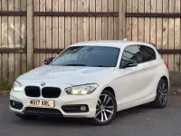 Used BMW 118 Sport Line 2017 White Hatchback