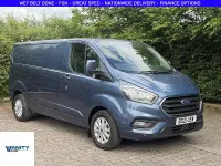 Used Ford Transit Custom Limited 130 HP (95 kW) 2021 Blue Van