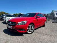 Used Mercedes A180 Sport Edition 109 HP (80 kW) 2015 Red Hatchback