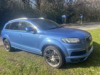 Begagnad Audi Q7 S-Line 240 HK (176 kW) 2009 Blå SUV