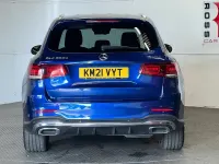 Usado Mercedes GLC220 AMG line 194 HP (142 kW) 2021 Azul SUV