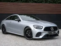 Used Mercedes E220 AMG line 2021 Silver Coupe