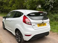 Used Ford Fiesta ST-Line 100 HP (73 kW) 2017 White Hatchback