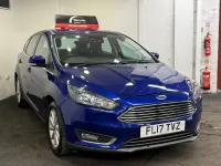 Used Ford Focus Titanium 125 HP (91 kW) 2017 Blue Hatchback