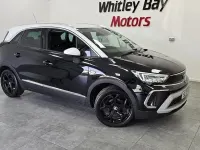 Used Vauxhall Crossland Ultimate 110 HP (80 kW) 2021 Black SUV
