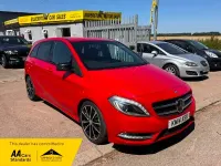 Used Mercedes B180 109 HP (80 kW) 2014 Red Hatchback
