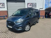 Used Ford Transit Custom Limited 130 HP (95 kW) 2018 Blue Van