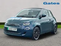Used Fiat 500e La Prima 86 kW (118 HP) 2023 Green Cabriolet