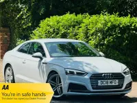 Used Audi A5 S-Line 190 HP (139 kW) 2018 White Coupe