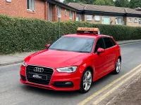 Used Audi A3 Sportback S-Line 150 HP (110 kW) 2015 Red Hatchback