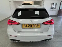 Used Mercedes A200 AMG line 163 HP (119 kW) 2020 White Hatchback
