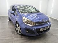 Used Kia Rio 107 HP (78 kW) 2014 Blue Hatchback