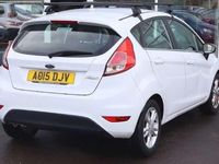 Used Ford Fiesta Zetec 2015 White Hatchback