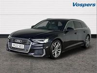 Used Audi A6 S-Line 200 HP (147 kW) 2022 Black Estate