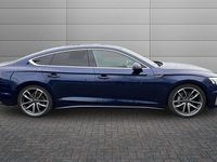 Used Audi A5 S-Line 204 HP (150 kW) 2024 Navarra blue Hatchback