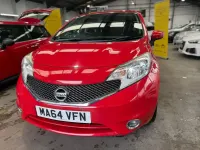 Used Nissan Note Acenta 80 HP (58 kW) 2014 Red Hatchback