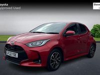 Used Toyota Yaris Hybrid Design 2022 Red Hatchback