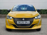 Used Peugeot 208 GT-line 102 HP (75 kW) 2020 Yellow Hatchback