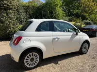 Used Fiat 500 Lounge 69 HP (50 kW) 2017 White Hatchback