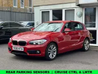 Used BMW 118 Sport Line 2016 Red Hatchback