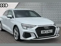 Used Audi A3 S-Line 147 HP (108 kW) 2023 White Sedan