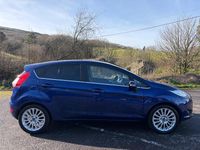 Used Ford Fiesta Titanium 2014 Blue Hatchback