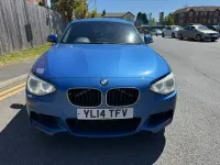 Begagnad BMW 120 M Sport 2014 Blå Halvkombi