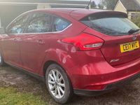 Used Ford Focus Titanium 150 HP (110 kW) 2017 Red Hatchback