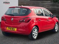 Used Vauxhall Corsa Design Edition 94 HP (69 kW) 2018 Red Hatchback