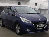 Used Peugeot 208 Allure 92 HP (67 kW) 2015 Blue Hatchback