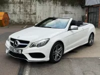 Second-hand Mercedes E200 AMG Line Premium 184 CP (135 kW) 2016 Alb Cabrio