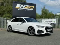 Used Audi A4 Black Edition 150 HP (110 kW) 2020 White Sedan